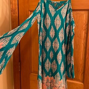 Target Brand Boho Turquoise Dress